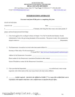 Fill in Your Nevada 530 Form