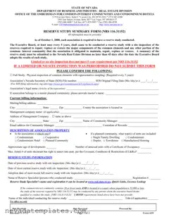 Fill in Your Nevada 609 Form