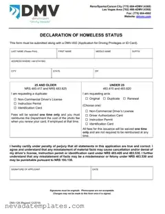 Fill in Your Nevada Dmv 128 Form